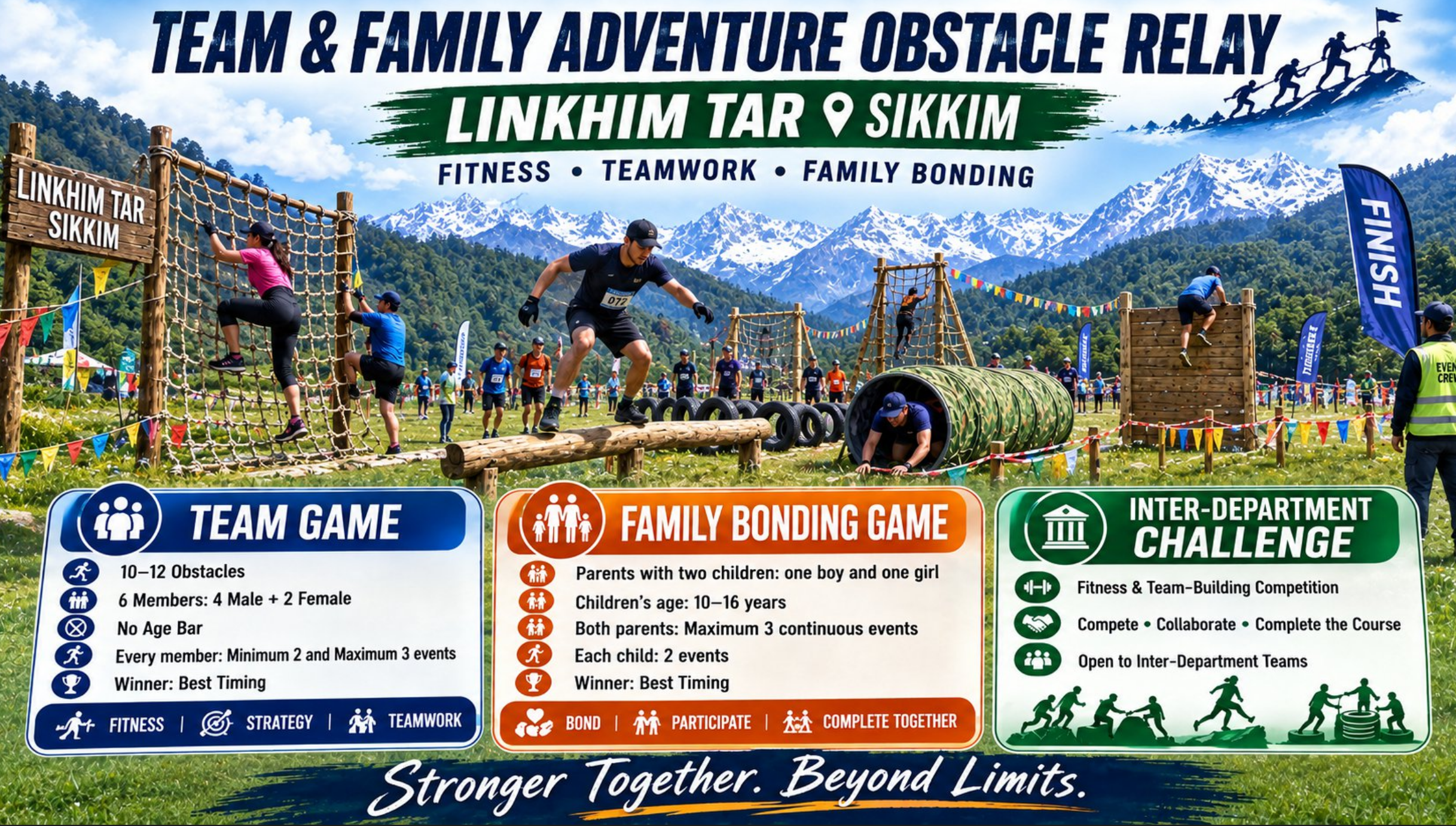 Team and family game activity